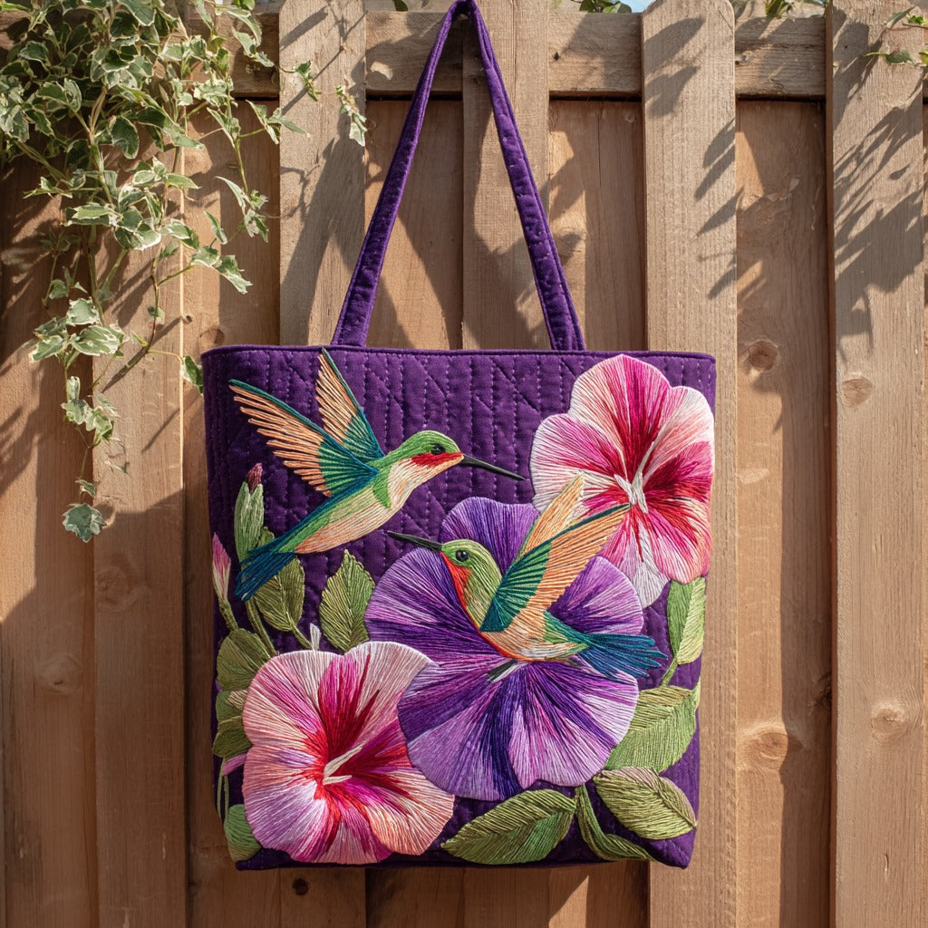 Hummingbird XR2511011CL Quilted Tote Bag