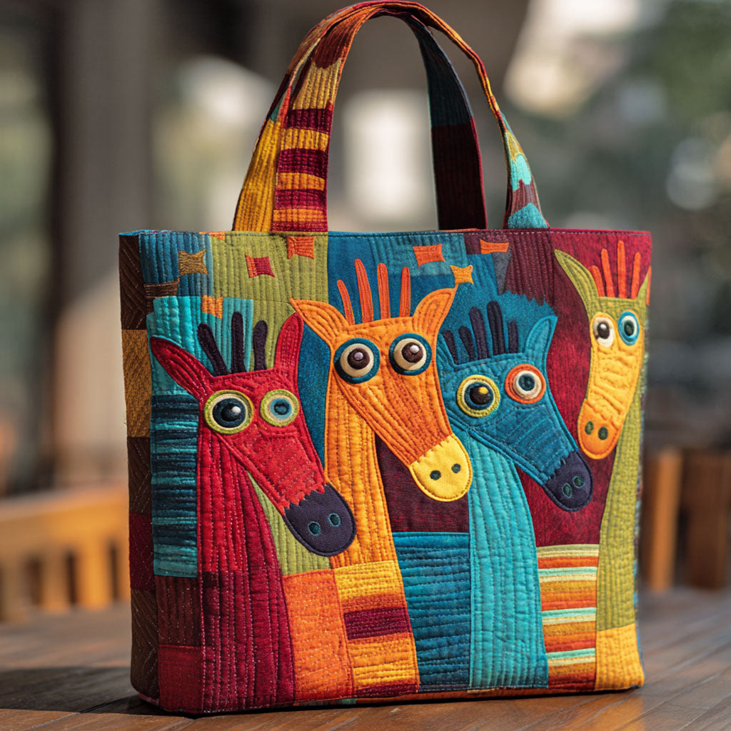 Cheerful Mane CP0701045CL Quilted Tote Bag