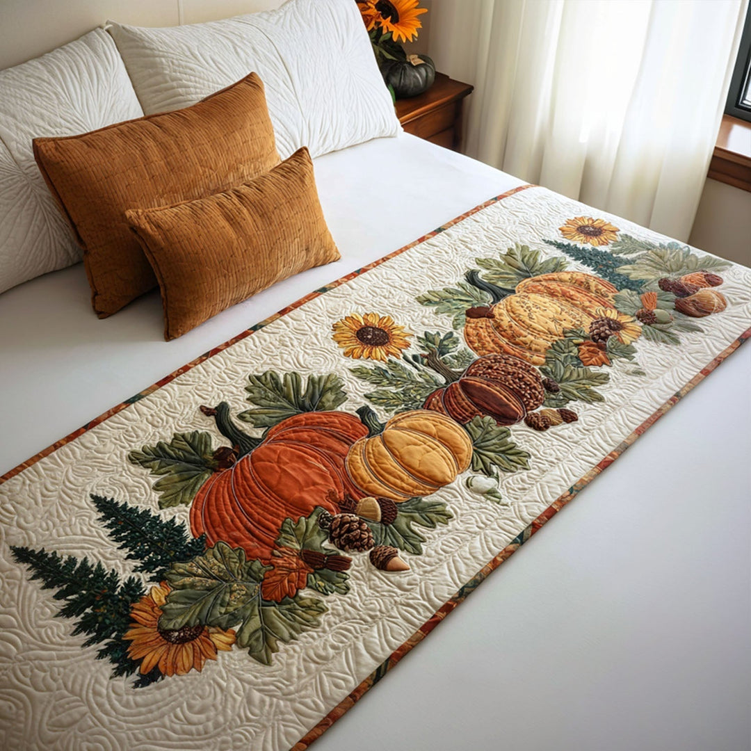 Amber Whispers Quilted Bed Runner NCU0PT8472