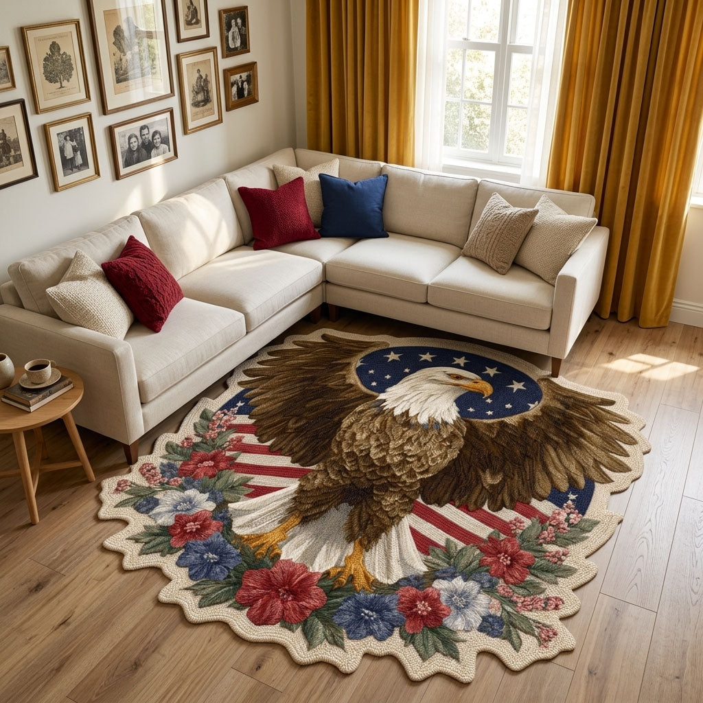 American Wings Custom Shape Area Rug NCU0DK12295