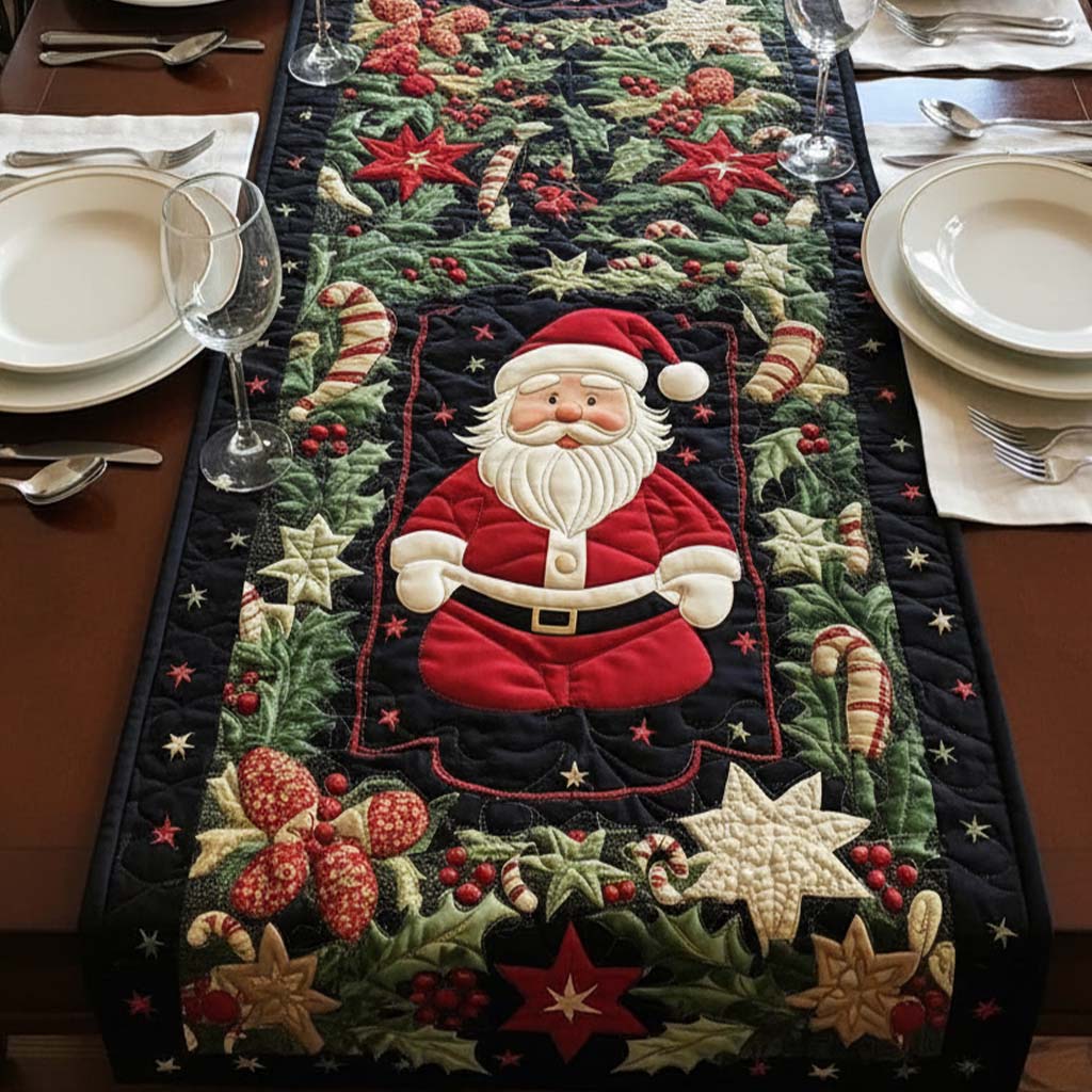 Arctic Glow Quilted Table Runner NCU0NT634