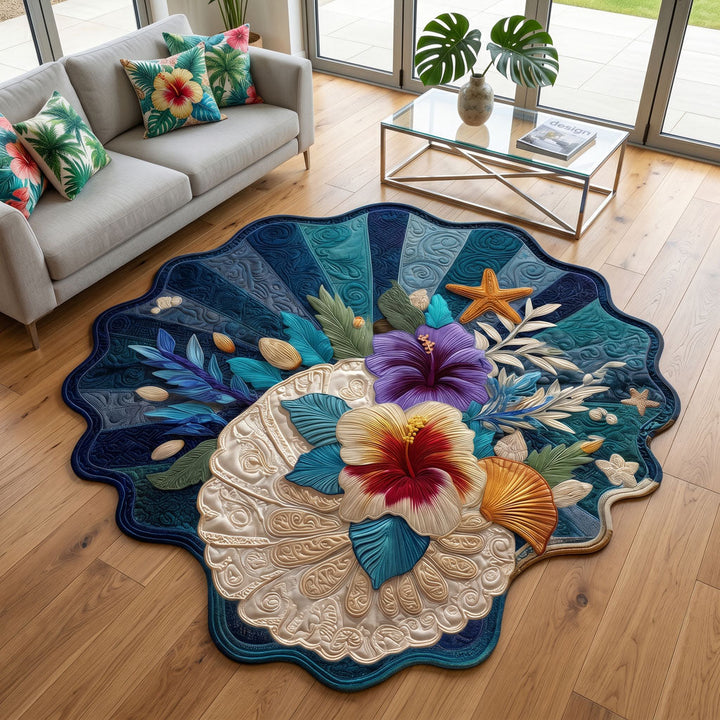 Artisan Petal Scallop Custom Shape Area Rug NCU0PT11678