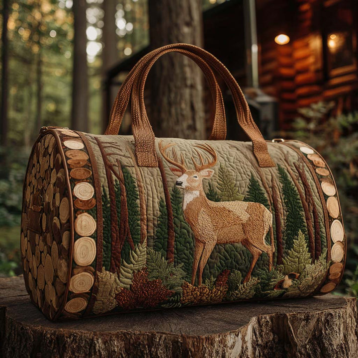 Deer Quilted Duffle Bag NCU0VT279