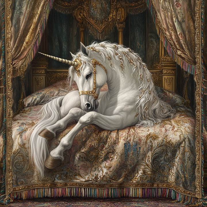 Avalon Unicorn Woven Sofa Blanket NCU0DV3833
