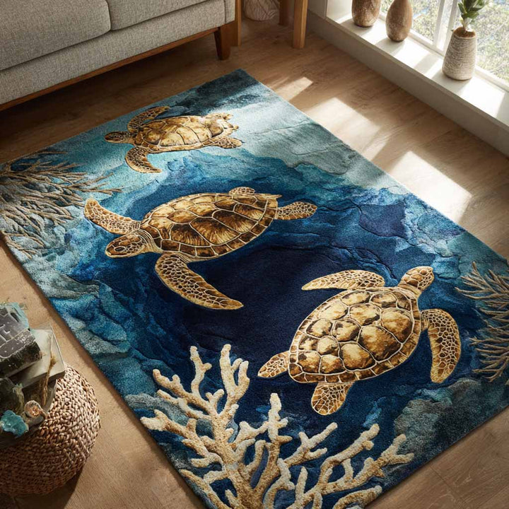 Azure Drift Area Rug NCU0XD2580