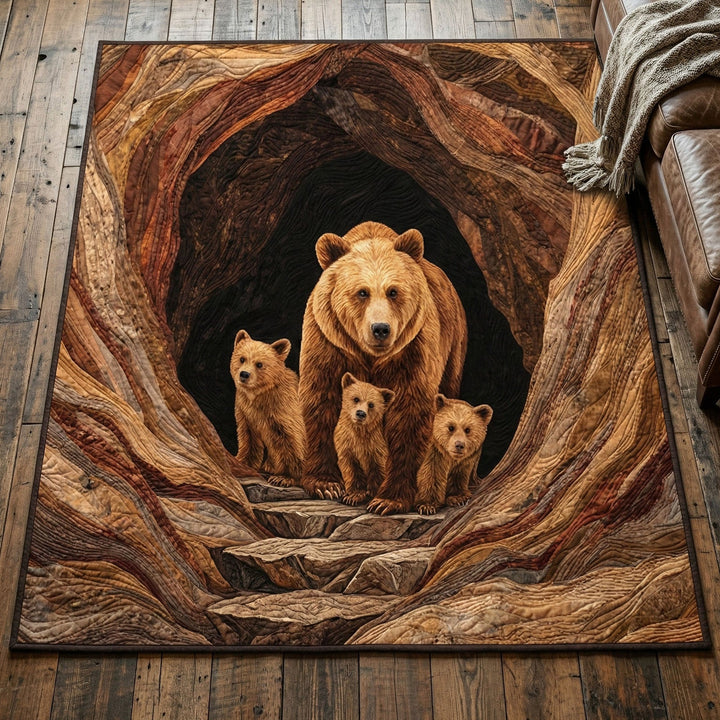 Bear Family Den Area Rug NCU0NT12438