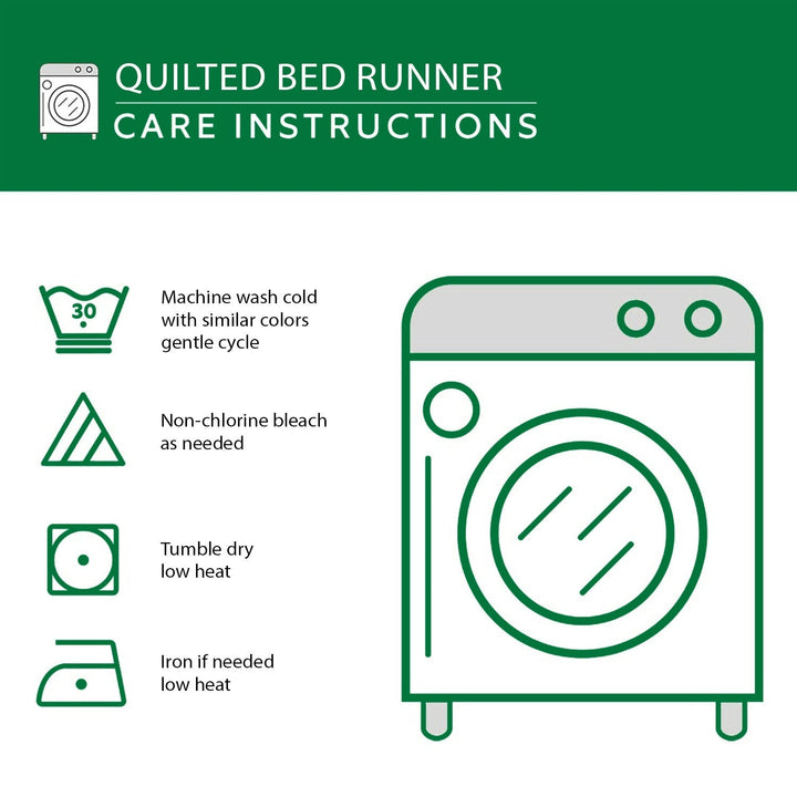 Koi Flow Quilted Bed Runner NCU0DK8844