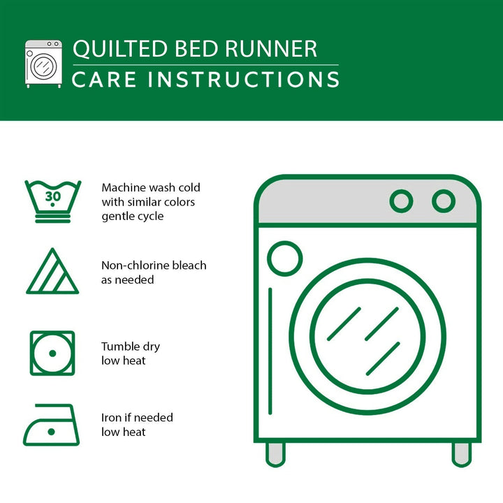 Ocean Quilted Bed Runner NCU0VT255