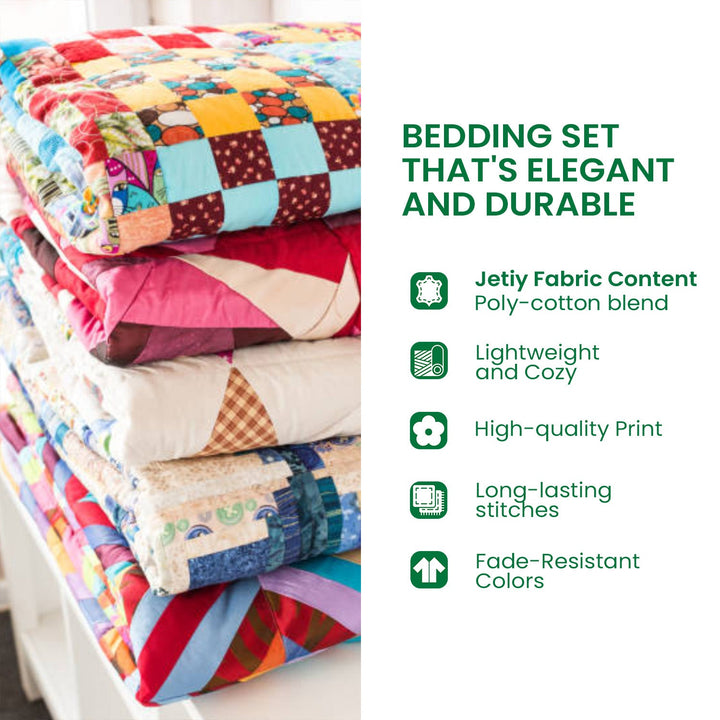 Santa Dream 3-Piece Quilted Bedding Set NCU0DK10393