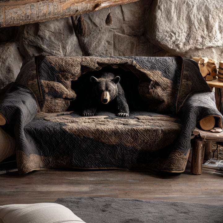 Wild Animal Quilted Sofa Cover NCU0VT306