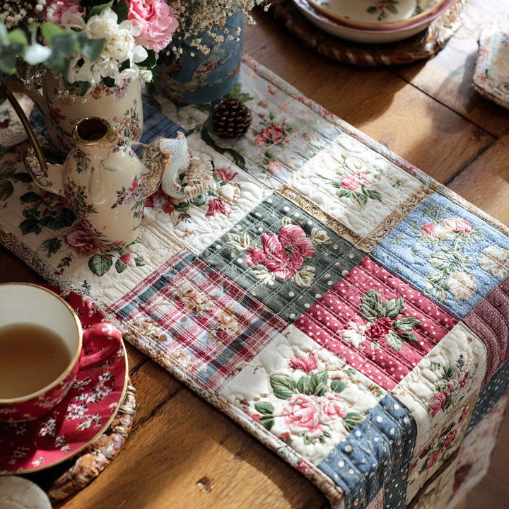 Blossom Cottage Quilted Table Runner NCU0PT11233