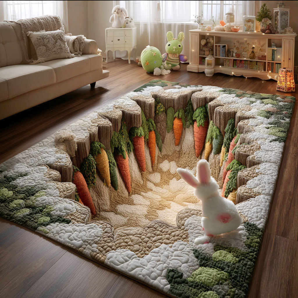 Bunny Adventure Garden Area Rug NCU0PT11479
