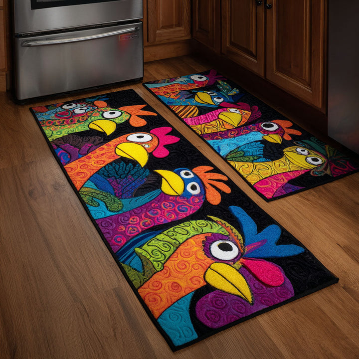 Chicken Spring Kitchen Area Rug NCU0DK11803