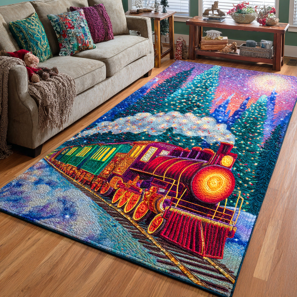 Christmas Locomotion Area Rug NCU0TD1082
