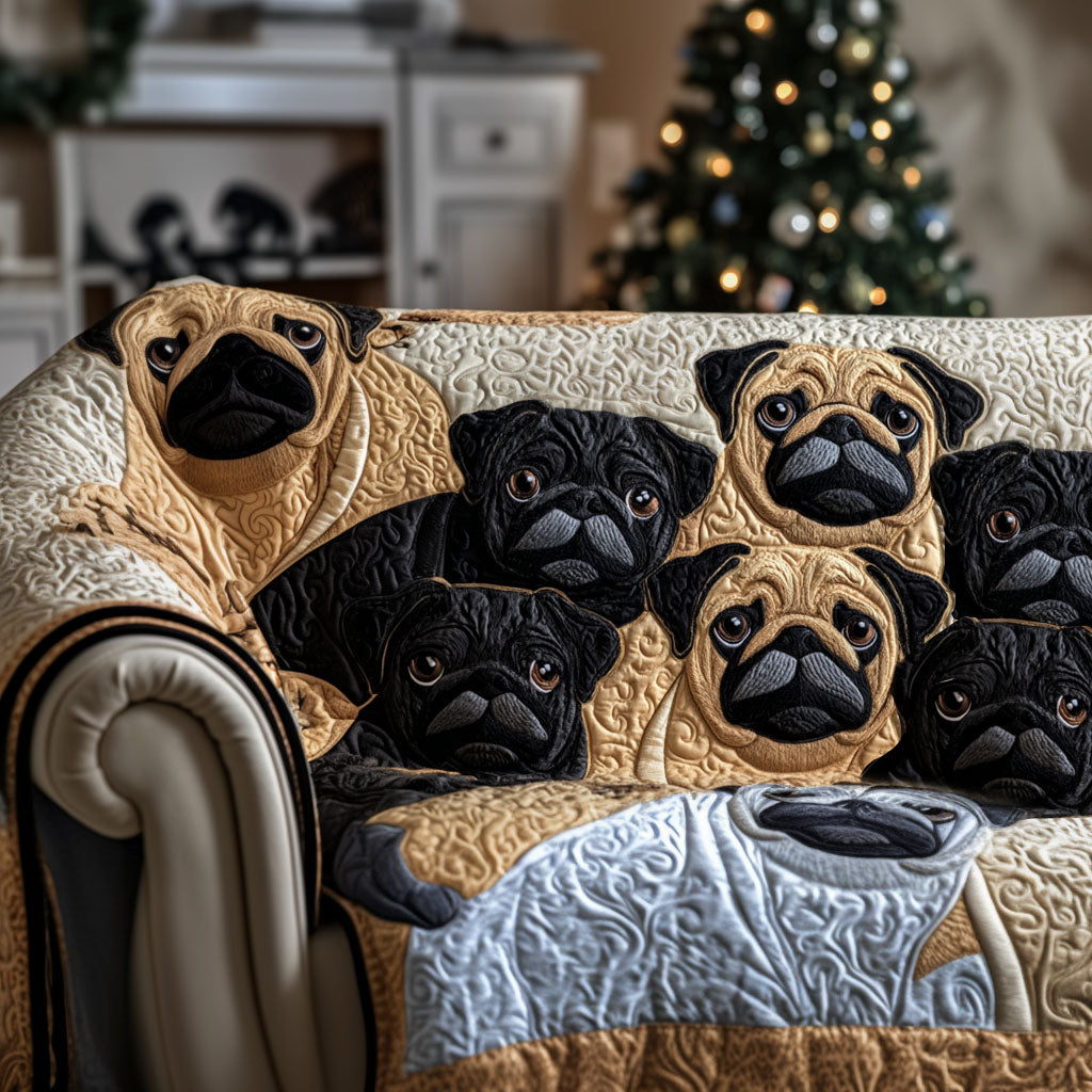 Chubby Cheeks Charm Quilted Sofa Cover NCU0PT9895