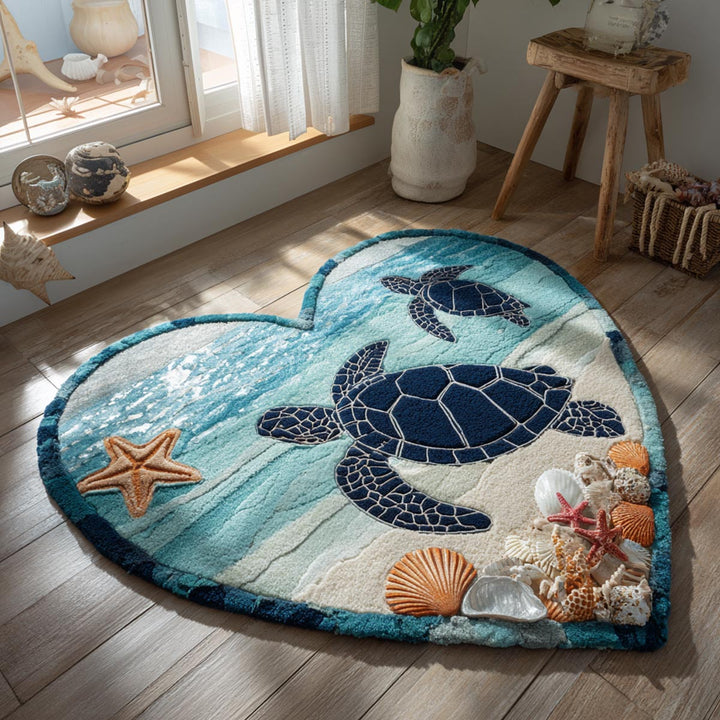 Coastal Bliss Custom Shape Area Rug NCU0DV9618
