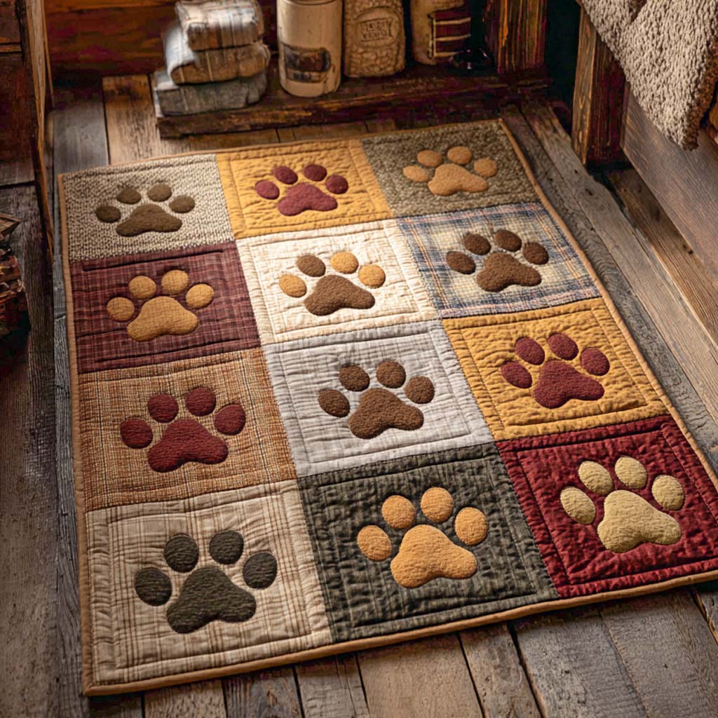 Country Lodge Paw Area Rug NCU0XD2203