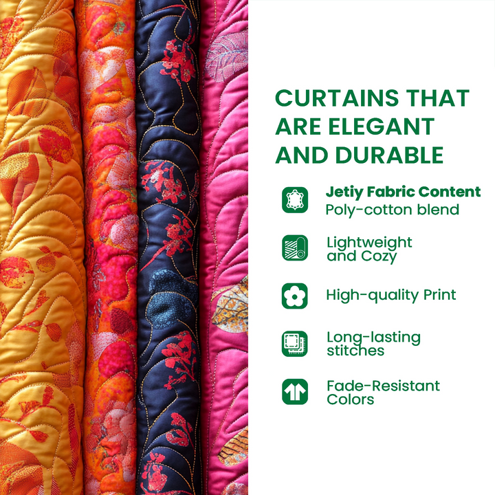 Literary Haven Quilted Curtains NCU0DV9377