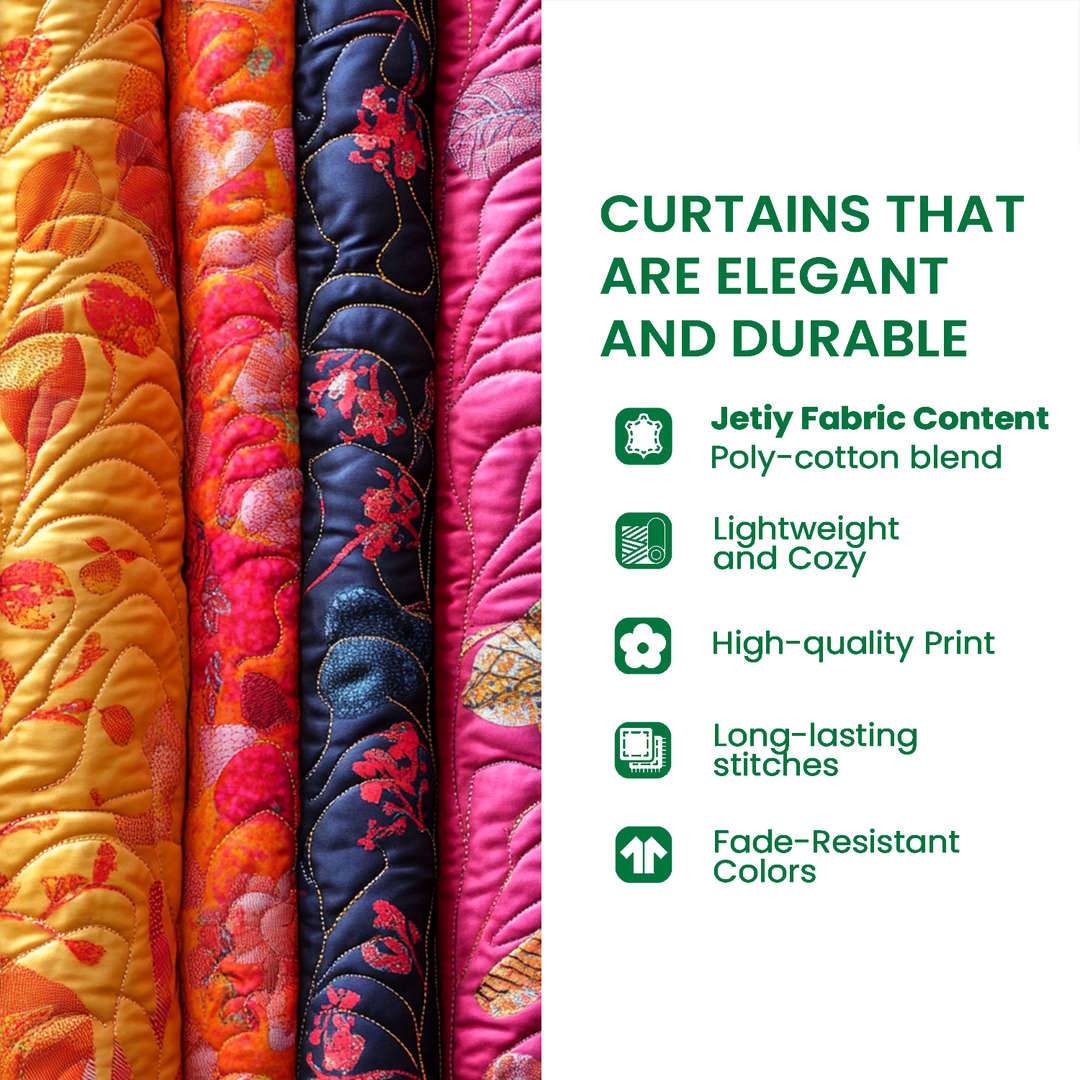 Starry Forest Quilted Curtains NCU0NT11280