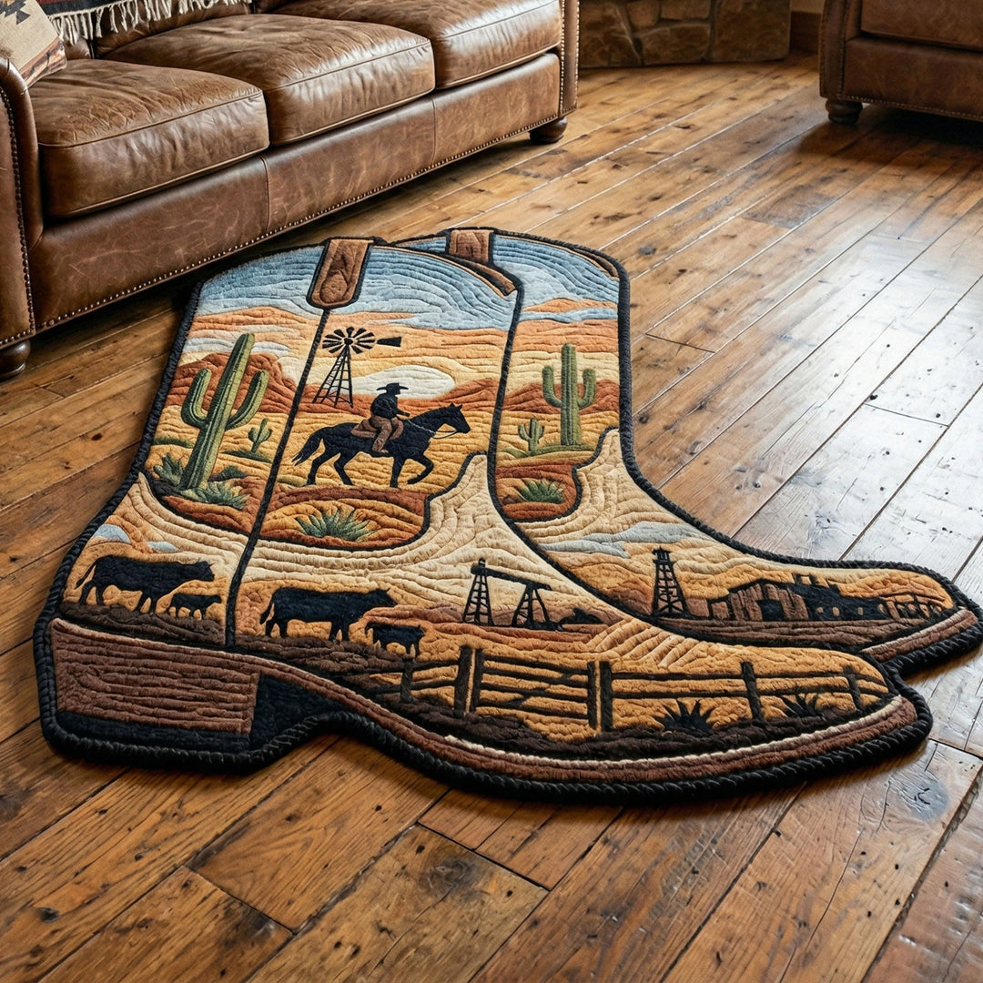 Desert Bloom Custom Shape Area Rug NCU0NT12663