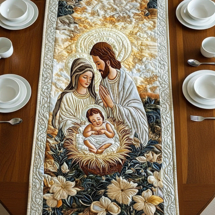 Divine Manger Quilted Table Runner NCU0NT1426