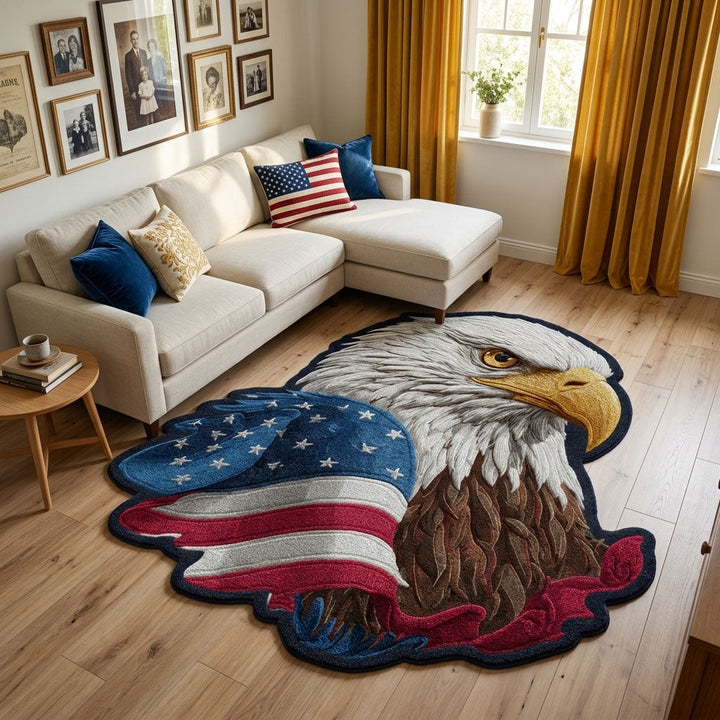 Eagle Pride Custom Shape Area Rug NCU0DK12291