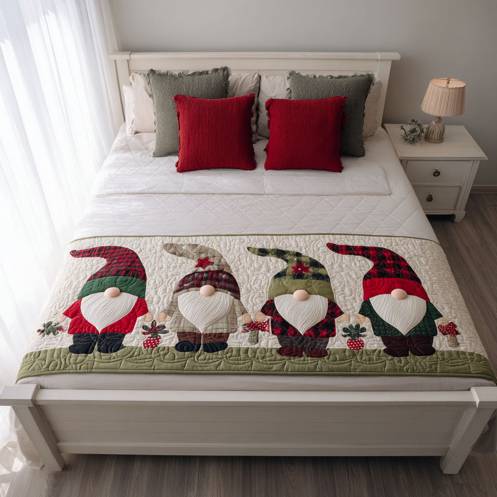 Christmas Quilted Bed Runner NCU0VT258