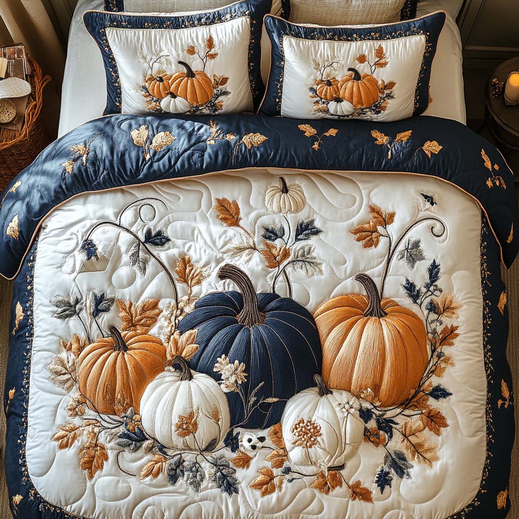 Autumn 3-Piece Quilted Bedding Set NCU0VT204