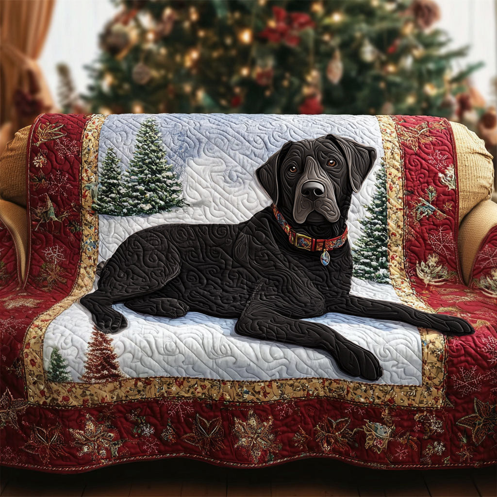 Labrador Retriever Quilted Sofa Cover NCU0VT339
