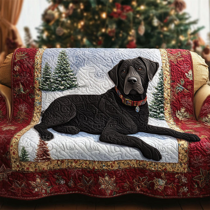 Labrador Retriever Quilted Sofa Cover NCU0VT339