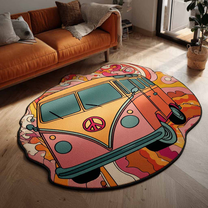 Flower Drive Custom Shape Area Rug NCU0XD2724
