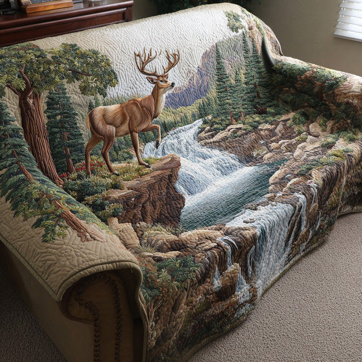 Woodland Quilted Sofa Cover NCU0VT360