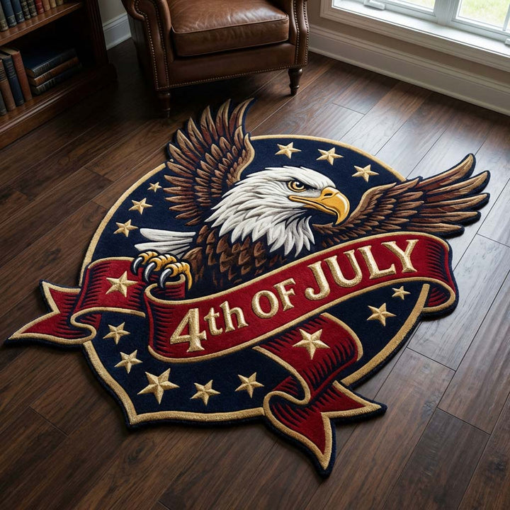 Freedom Eagle Custom Shape Area Rug NCU0HH1980