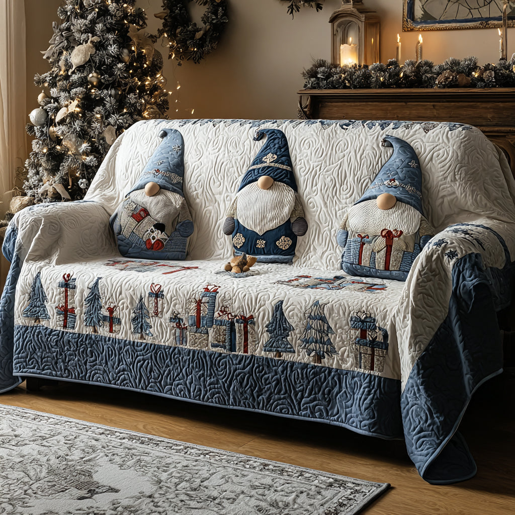 Frosted Friends Quilted Sofa Cover NCU0DV8258