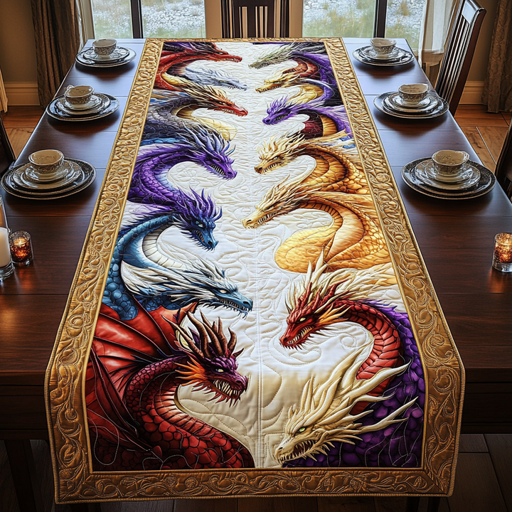 House Of Fire Quilted Table Runner NCU0DV928