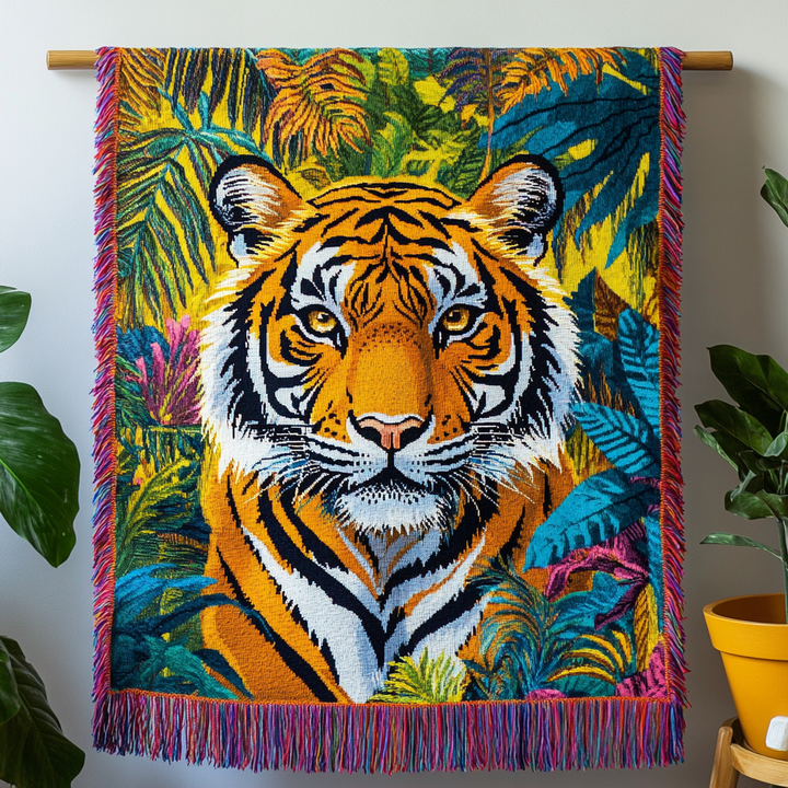 Jungle King Woven Sofa Blanket NCU0DV3896