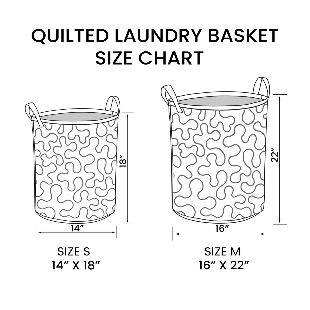 Sunshine Stems Quilted Laundry Basket NCU0PTT898