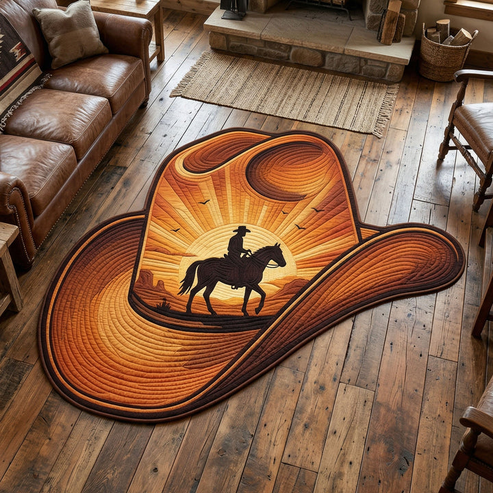 Lone Bison Custom Shape Area Rug NCU0NT12666