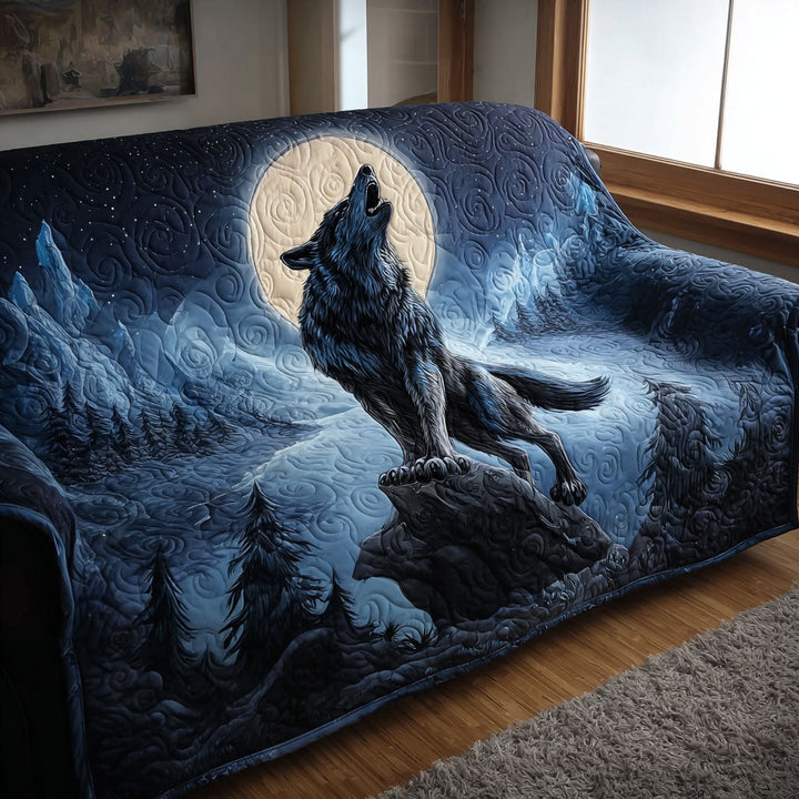 Wolf Quilted Sofa Cover NCU0VT328
