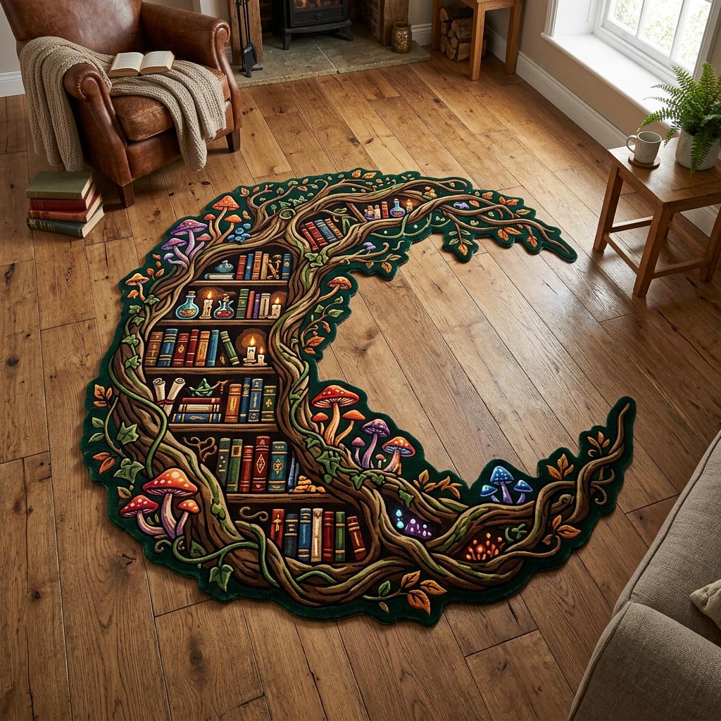 Lunar Wisdom Custom Shape Area Rug NCU0TD2643