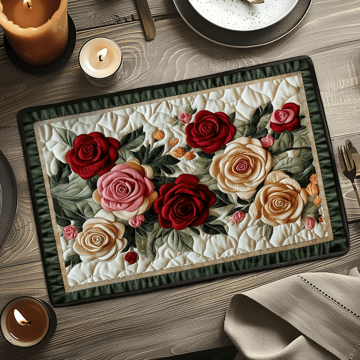 Mystic Rose Quilted Place Mat NCU0DV4861