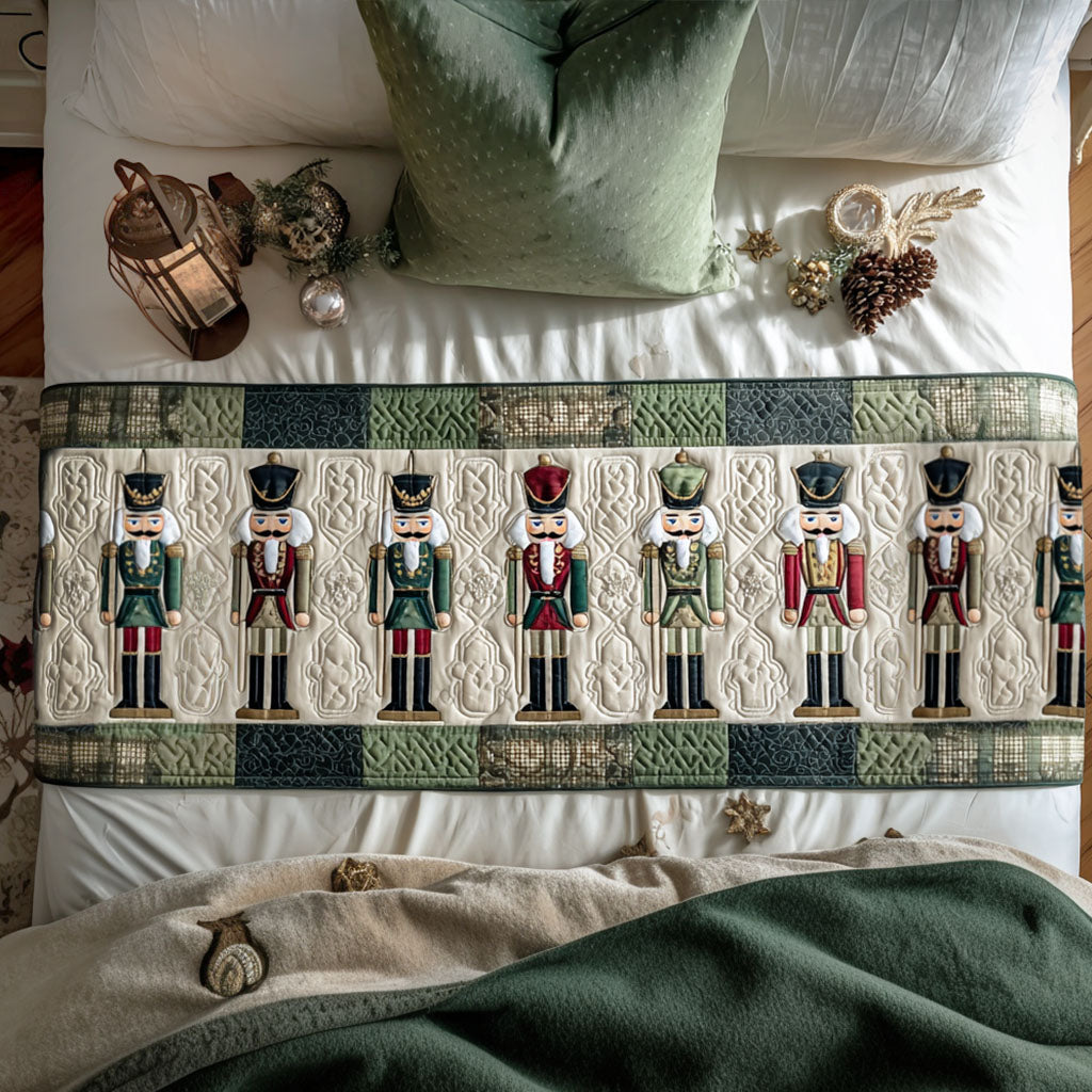 Nutcracker Row Quilted Bed Runner NCU0PT9161
