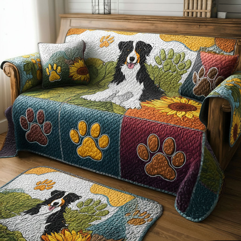 Paw Homestead Quilted Sofa Cover NCU0PT11005