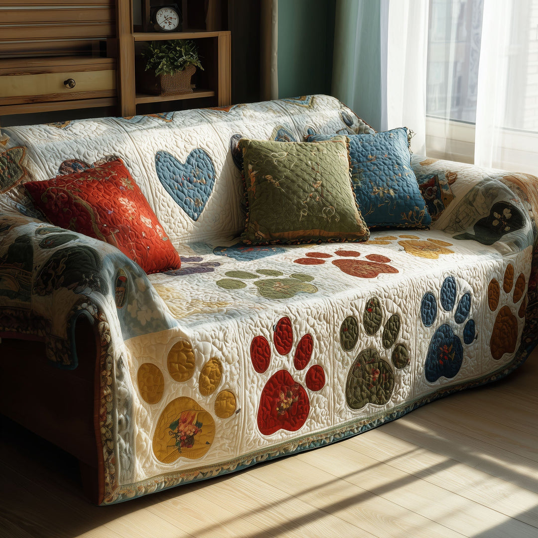 Pawful Comfort Quilted Sofa Cover NCU0PT11006