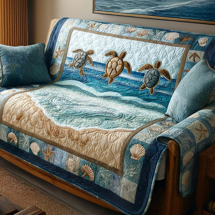 Turtle Quilted Sofa Cover NCU0VT361