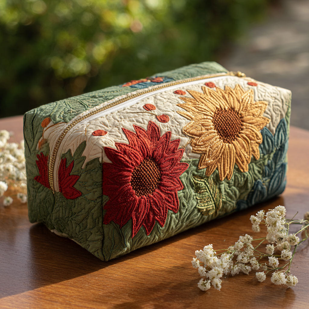 Petal Glow Quilted Makeup Bag NCU0PT9258