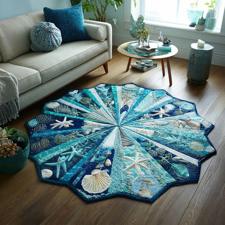 Petals of Paradise Custom Shape Area Rug NCU0PT11673