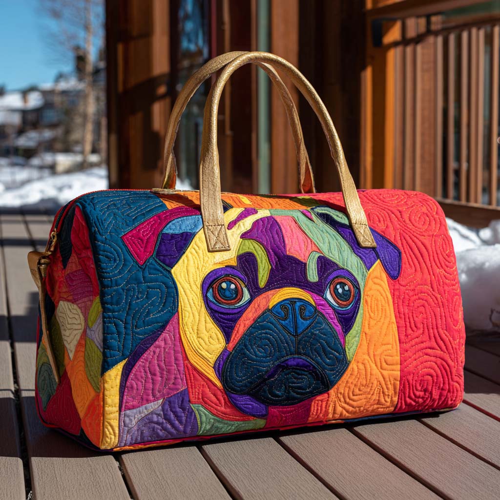 Puglet Joy Quilted Duffle Bag NCU0PT9562