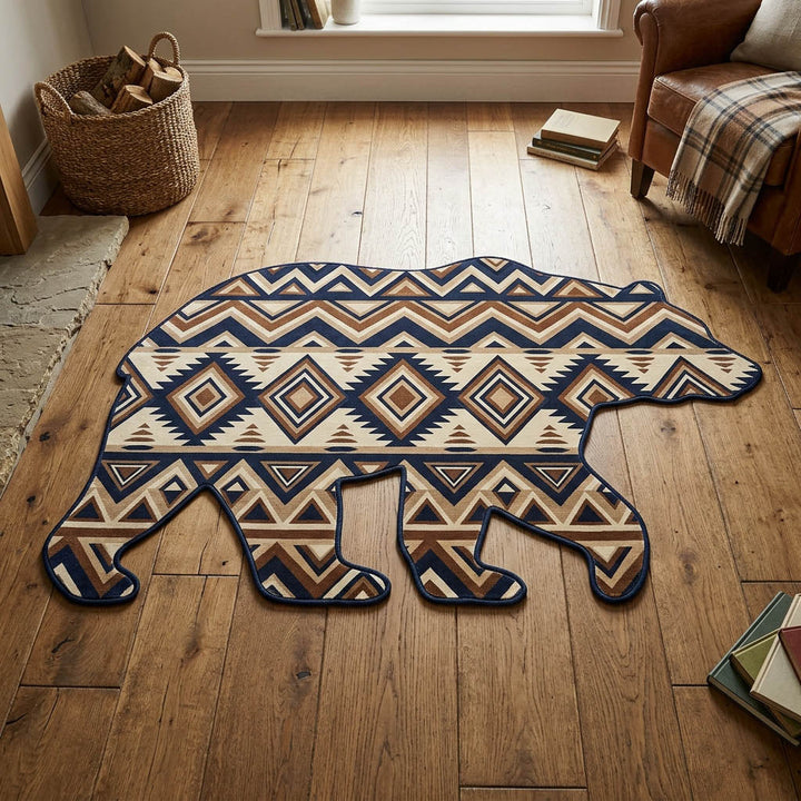 Sacred Bear Custom Shape Area Rug NCU0TD2629