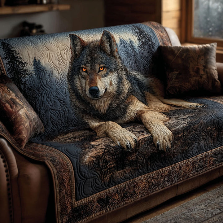 Wolf Quilted Sofa Cover NCU0VT328